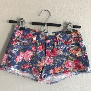 Floral print shorts